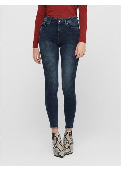 Kadın Dar Paça Kot Pantolon 233326 Xs Mavi