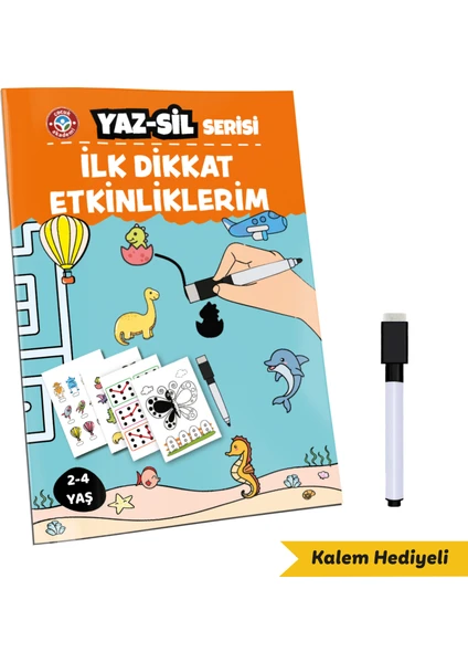 Çocuk Akademi Yaz Sil Serisi- Ilk Dikkat Etkinliklerim - Özlem Durhat