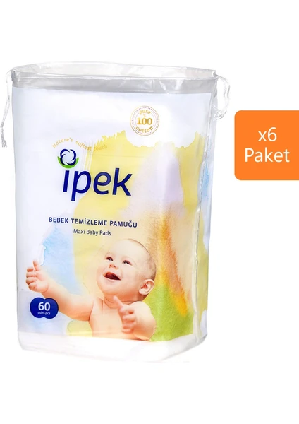 Hidrofil Maxi Bebek Pedi 60'lı (6'lı Paket)