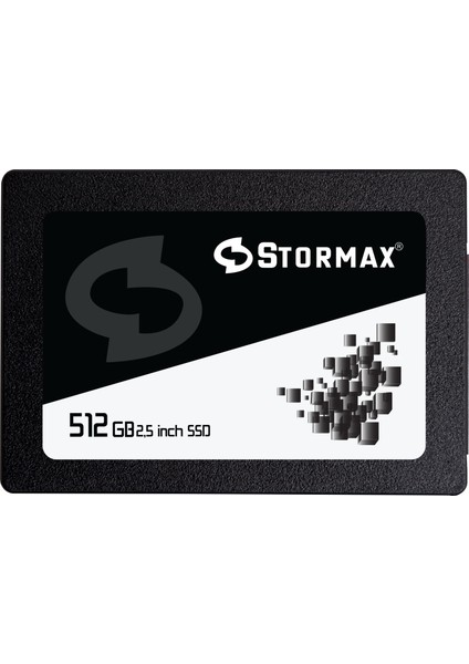 512GB SSD 2 5" Sataııı 550-530MB/S Black SER-SMX-SSD30BLCK/512G