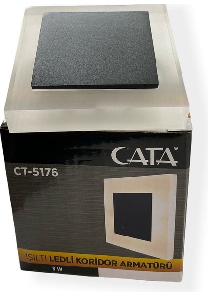 CT-5176 3W Koridor Led Armatür 3200K Cam Günışığı fiyatları