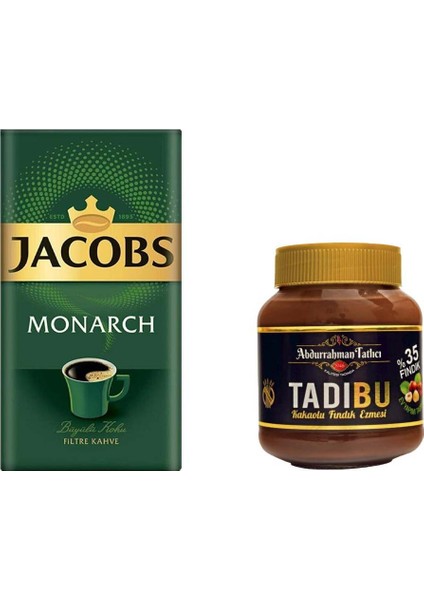 Abdurrahman Tatlıcı Tadıbu 330 gr + Jacobs Monarch Filtre Kahve 500 gr