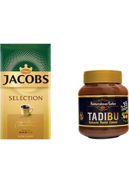 Abdurrahman Tatlıcı Tadıbu 330 gr + Jacobs Selection Filtre Kahve 250 gr