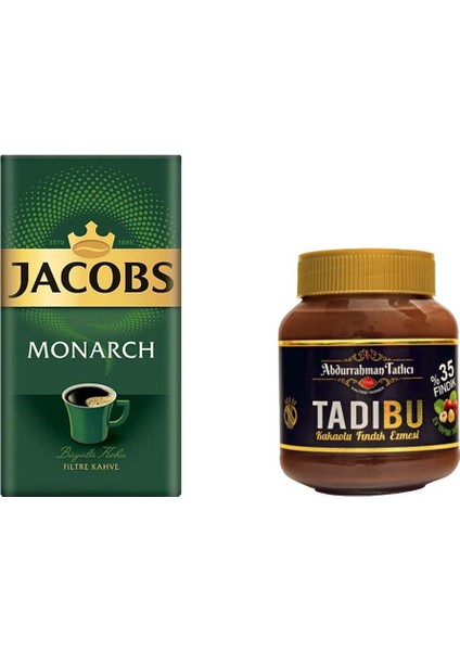 Abdurrahman Tatlıcı Tadıbu 330 gr + Jacobs Monarch Filtre Kahve 250 gr