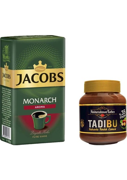 Tadıbu 330 gr + Jacobs Monarch Aromalı Filtre Kahve 500 gr
