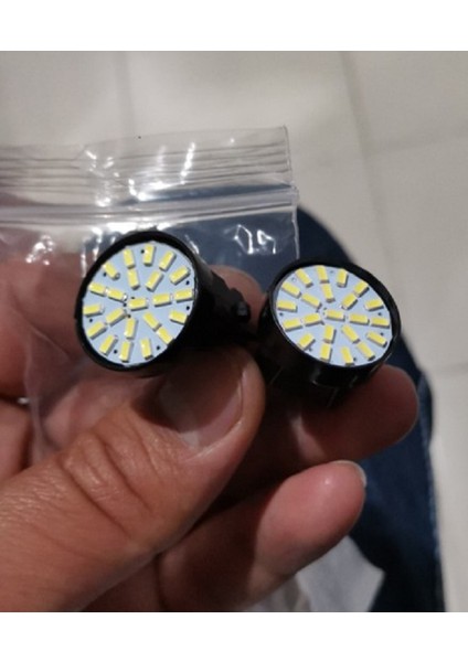 T20 Tek Duy 18 Smd Beyaz Renk LED Ampul 2'li Paket