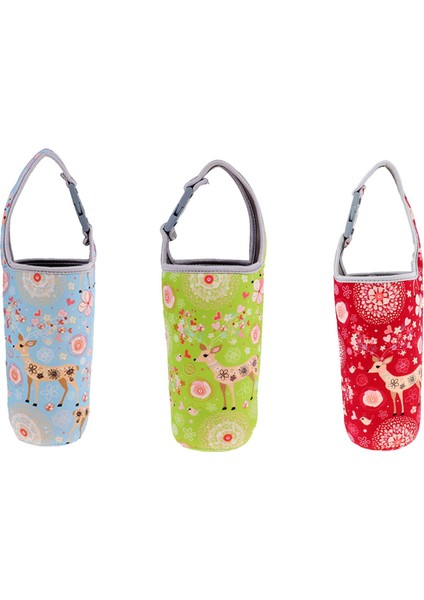 3pcs Neopren Tumbler Taşıyıcı Tutucu Kahve Kupa Çanta Içecek Kamar Yeşil ve Mavi (Yurt Dışından)
