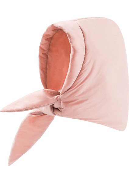 2x Moda Kapitone Başörtüsü Fular Sıcak Rüzgar Geçirmez Şapka Kulağı Koruma Pembe Bej (Yurt Dışından) fiyatları