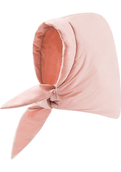 2x Moda Kapitone Başörtüsü Fular Sıcak Rüzgar Geçirmez Şapka Kulağı Koruma Pembe Bej (Yurt Dışından) fırsatları