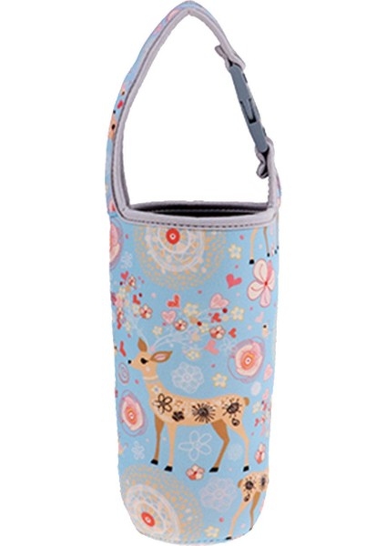 2pcs Tumbler Taşıyıcı Tutucu Çanta Kamp Balıkçılık Geyiği ve Gökyüzü Için Yeniden Kullanılabilir Koruyucu (Yurt Dışından)