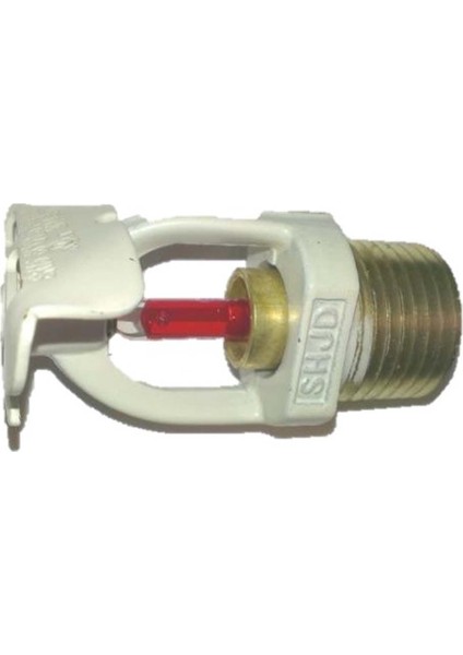 Ul Duvar Tip Yangın Sprinkler Beyaz 68 C Kırmızı 1/2 Sr