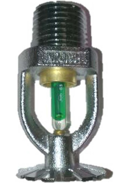 Ul Sarkık Tip Yangın Sprinkler Krom 93 C Yeşil 1/2 Sr