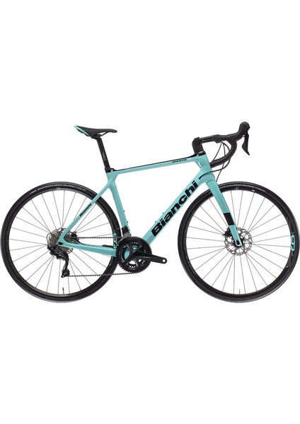 Infinito Xe Disc 55 cm 105 11-V Hd Celeste-Siyah Karbon Yol Bisikleti