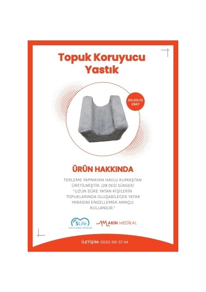 Topuk Koruyucu Yastık Standart