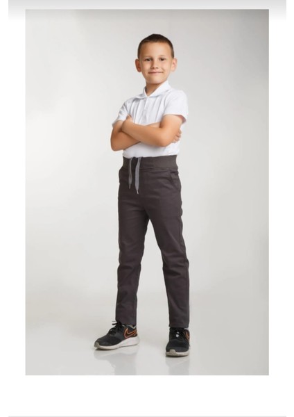 Beli Ribanalı Tam Lastikli Kanvas Kumaş Okul Pantolonu fiyatları