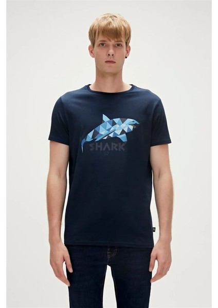 SHARK T-SHIRT SİYAH Erkek T-Shirt 23.01.07.024-C07