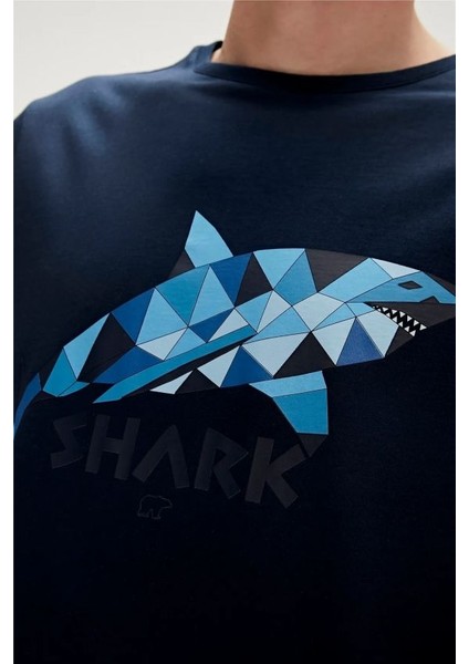 SHARK T-SHIRT SİYAH Erkek T-Shirt 23.01.07.024-C07 indirimleri