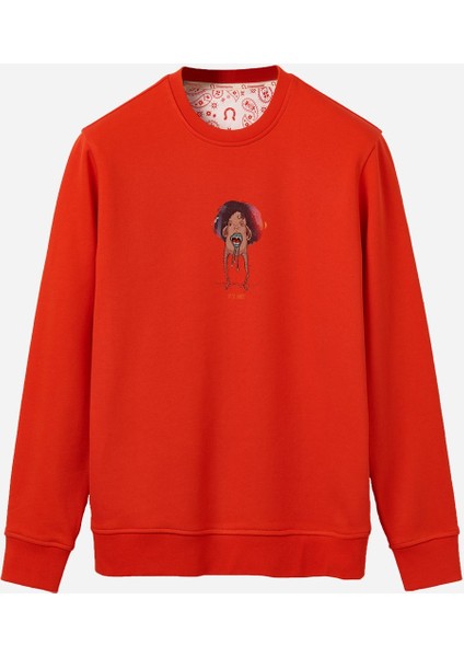 Sweatshirt I'm So Hungry Kadın Haki