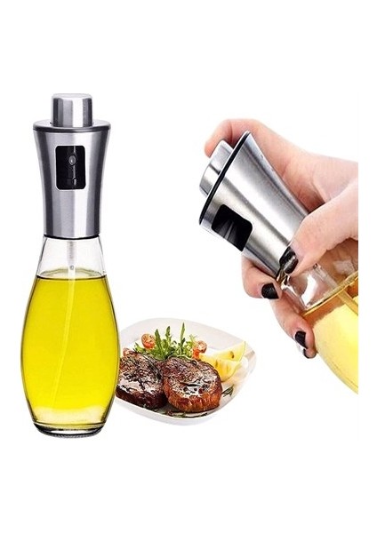 Çok Amaçlı Spreyli Sızdırmaz Cam Şişe Yağdanlık Limon Sirke Sos Püskürtücü Dağıtıcı Sprey