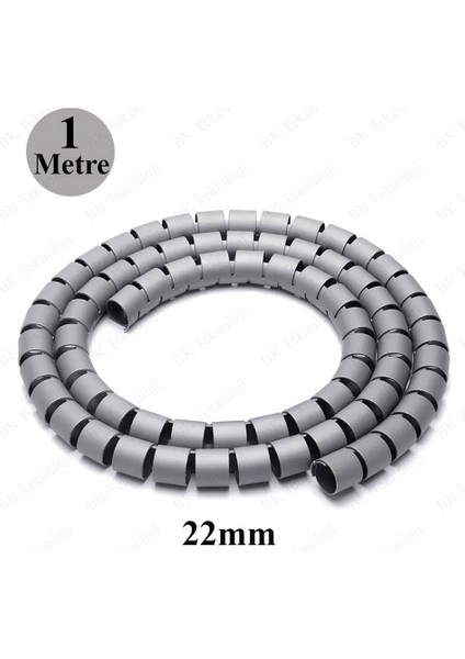 Spiral Kablo Toplayıcı Düzenleyici 22MM - 1 Metre fiyatları