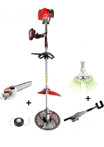 Yan Tırpan + Zeytin Hasat + Fındık Silkeleme + Dal Budama Makinesi 3.2kw 4.6hp