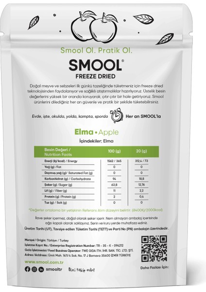 Freeze Dried Elma - Karadut 2'li Set