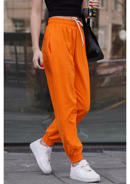 Turuncu Comfort Fit Basic Eşofman Altı MG1635 fiyatları