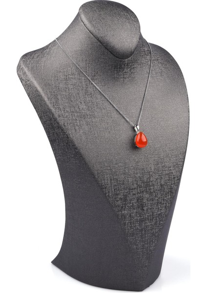 Yemen Akik Doğal Taş 925 Ayar Gümüş Kolye fiyatları