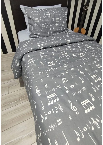 Tek Kişilik Nevresim Takımı Lastikli Çarşaf 2 Yastık 4 Parça modelleri