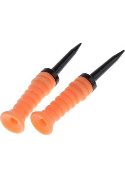 2 Adet Esnek Bahar Golf Top Tees Set Düşük Dirençli Yumuşak Turuncu (Yurt Dışından) indirimleri