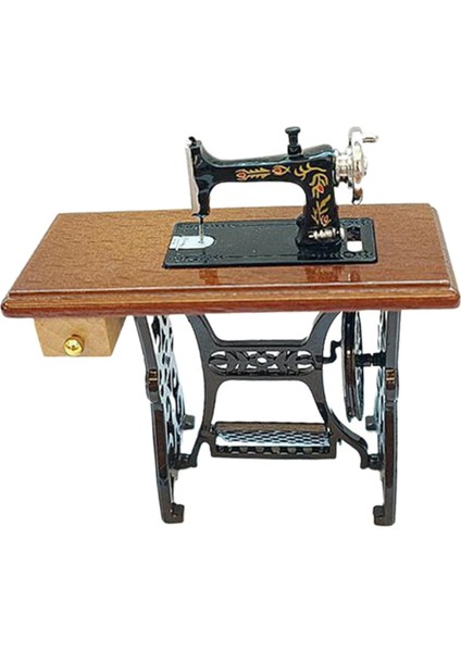 Dollhouse Minyatür Dikiş Makinesi Bebek Ev Aksesuarları Props Bjd Bebek Dekoru (Yurt Dışından) fırsatları