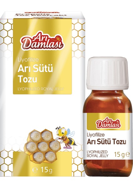 Organik Arı Sütü Tozu 15 gr