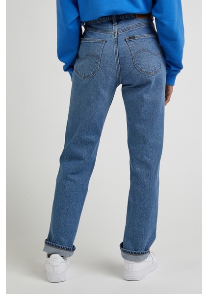 Carol Straight Fit Düz Kesim Yüksek Bel Esnek Jean Kot Pantolon indirimleri