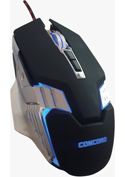 C-25 7 Tuşlu Rgb Gaming Mouse 7200 Dpı Mouse Pad Hediyeli