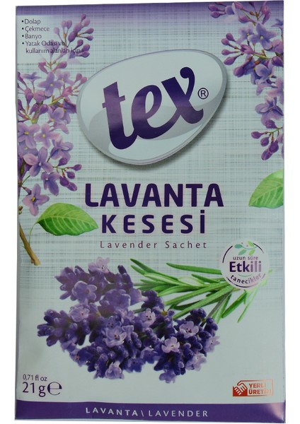 Dolap Çekmece Banyo Oda Kokusu Lavanta Kesesi Askılı 21 gr 1 Paket fırsatları