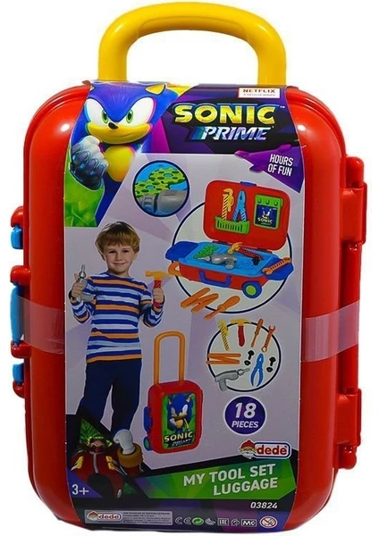 Sonic Tamir Set Bavul Kırmızı