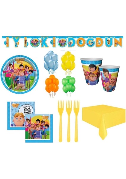Rafadan Tayfa 16 Kişilik Doğum Günü Parti Seti