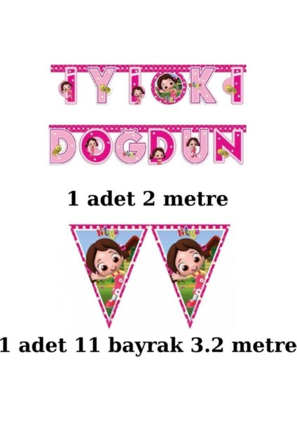 Niloya Doğum Günü Parti Seti 8 Kişilik