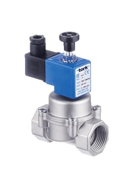 Solenoid 11/2 ’’ Vana 12 Volt T-Gv 807.1 (S 8011.07 ) Aüminyum Normalde Açık Manuel