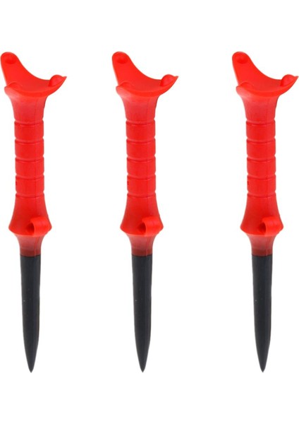 3 Adet Yönlendirilmiş Fonksiyonlu Golfçü Aracı Rastgele Renk ile Lastik Golf Tees (Yurt Dışından) indirimleri