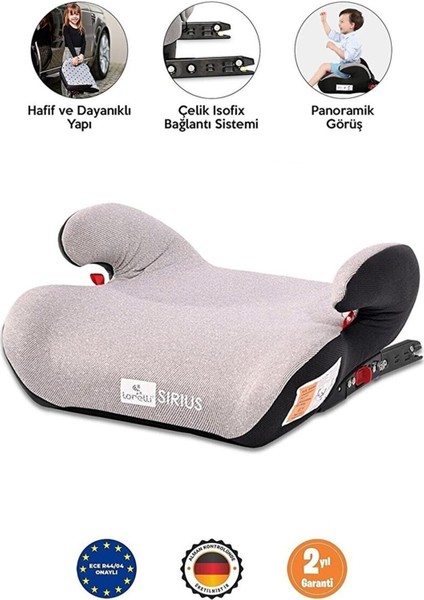 Sirius Fix Isofix Yükseltici – Beige