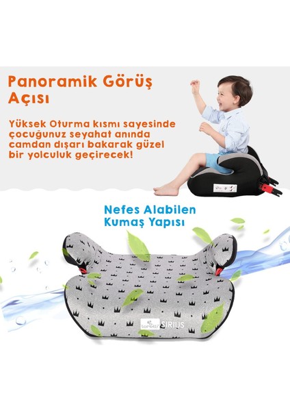 Sirius Fix Isofix Yükseltici – Beige indirimleri