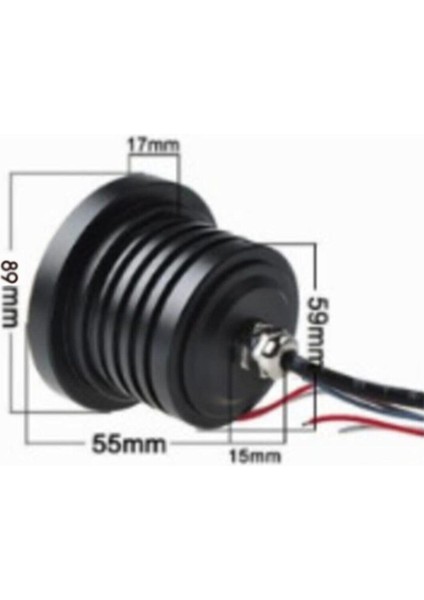 King Star Universal Mercekli LED Angel Sis Farı, 76MM fiyatları