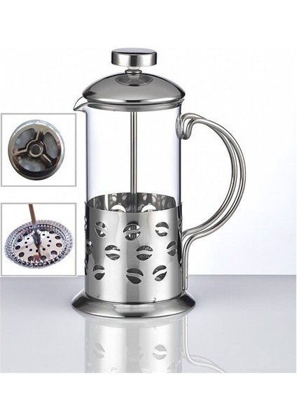 Toptancıamca FRENCH PRESS Cofféé & Tea Maker Eşsiz Kahve Yapma Zamanı