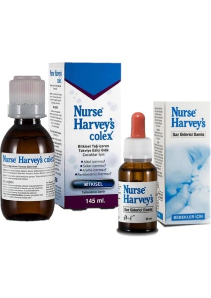 Damla 20ML ve Colex 145 ml Bitkisel Şurup Kofre