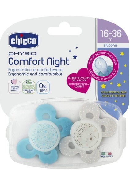 Physio Comfort Silikon Emzik Erkek 16-36 Ay 2'li (Asortili)
