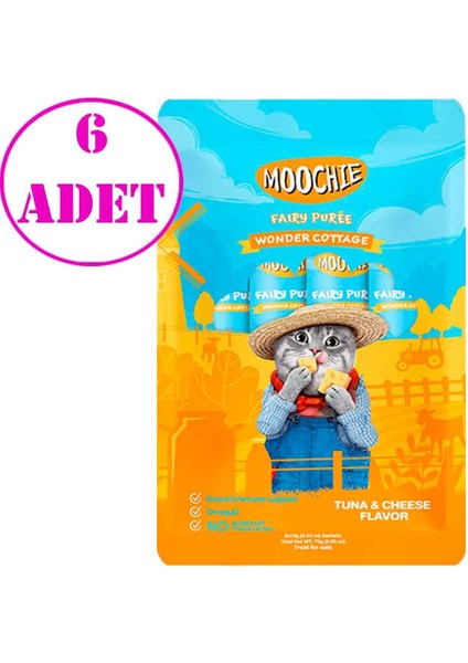 Sıvı Kedi Ödülü Ton Peynir 5X15 gr 6 Ad