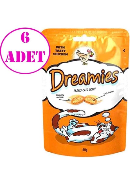 Tavuklu Kedi Ödülü 60 gr 6 Ad