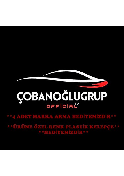 Çobanoğlu Grup Opel Corsa C  13 Inç Kırılmaz Jant Kapağı 4lü Set Amblem (1-129-20-13)