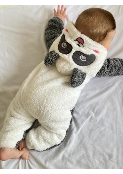 Welsoft Peluş Fermuarlı Kışlık Panda Bebek Uyku Tulumu modelleri